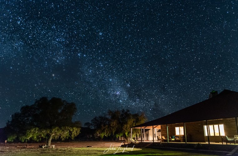 Night sky over the South African Karoo