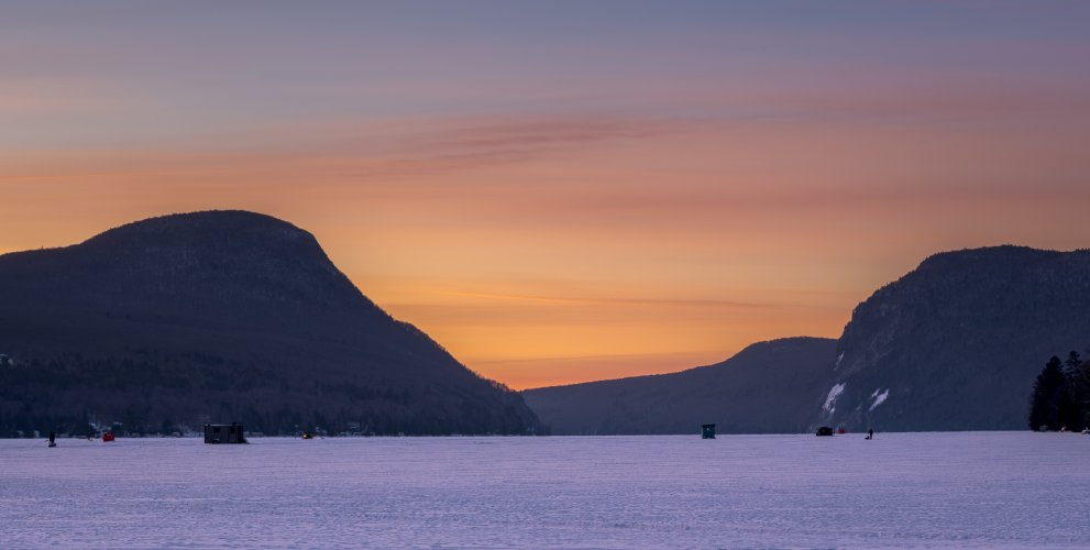 Ice Fishing at 17 Below