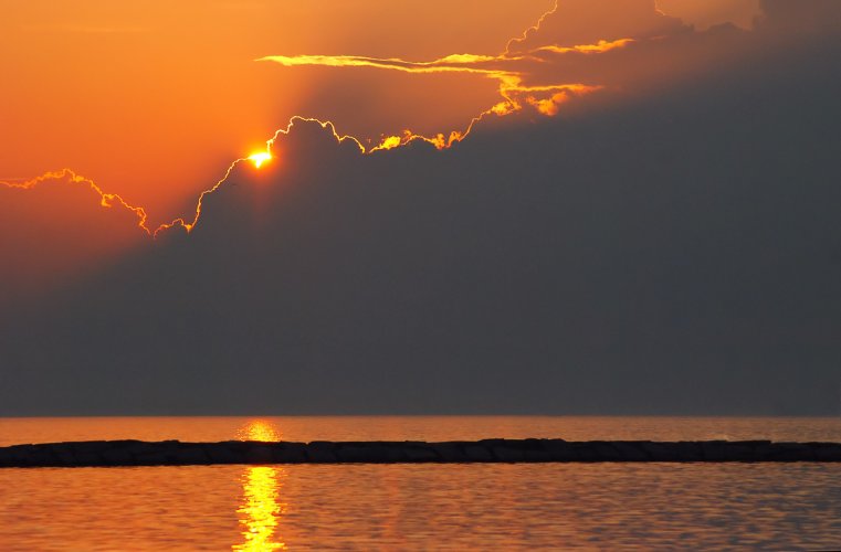 Sunset Lake Champlain, Vermont