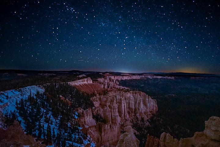 Night Sky over Bryce Canyon National Park