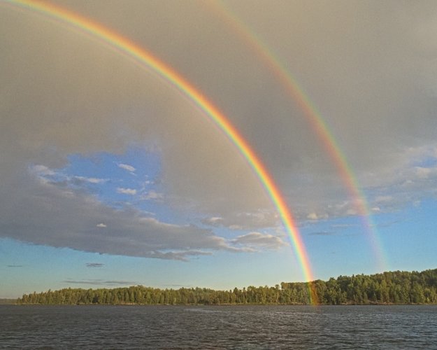 Rainy Lake, ON Rainbow
