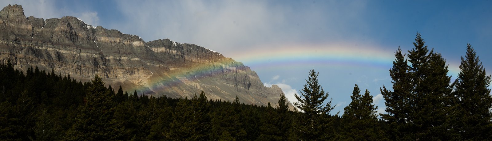 Rainbow at Glacier NP