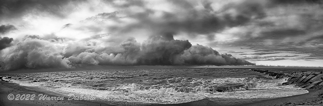 Beach and Departing Storm