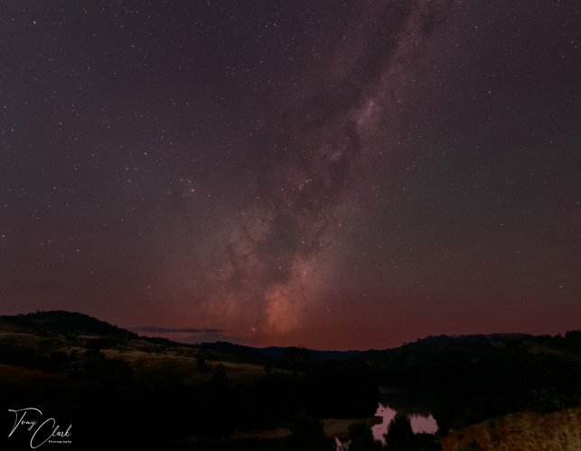 "Milky Way Rising" - Southern Australia