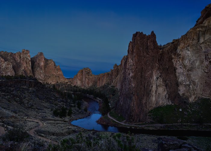 First Light at Smith Rock Oregon