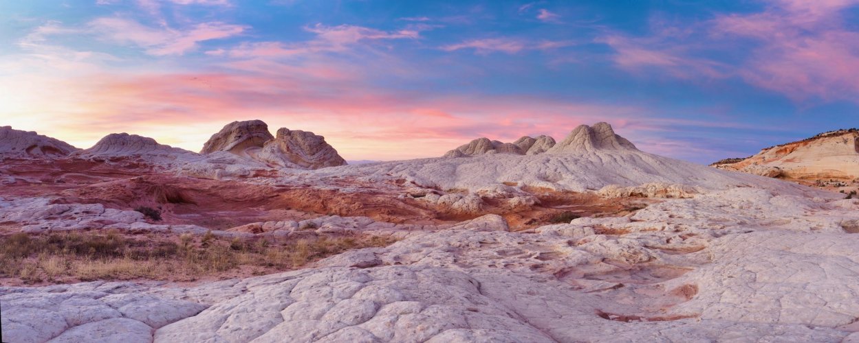 Colorful White Pocket at Sunset