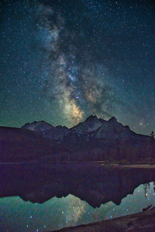 Milky Way over Lake Stanley Idaho