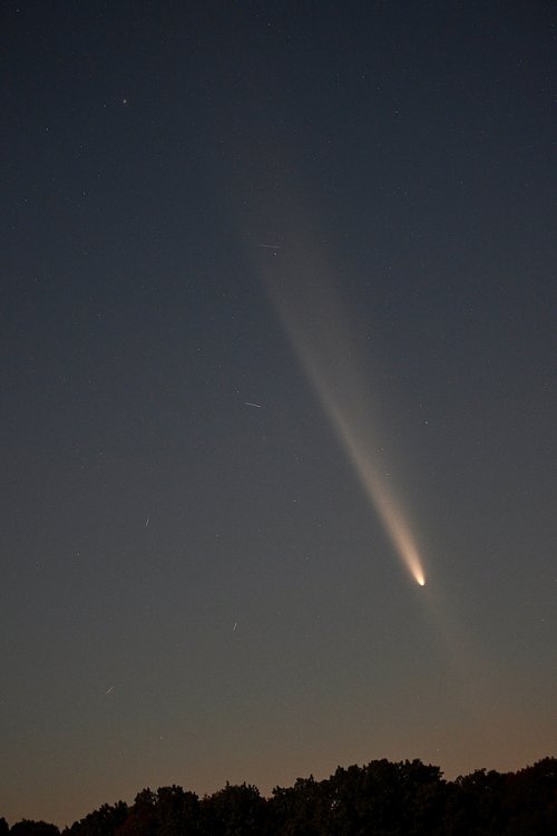 Astro compilation, Comet and Aurora, Southeast Missouri