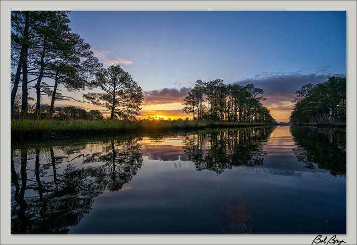 Sunrise at the Assawoman Canal